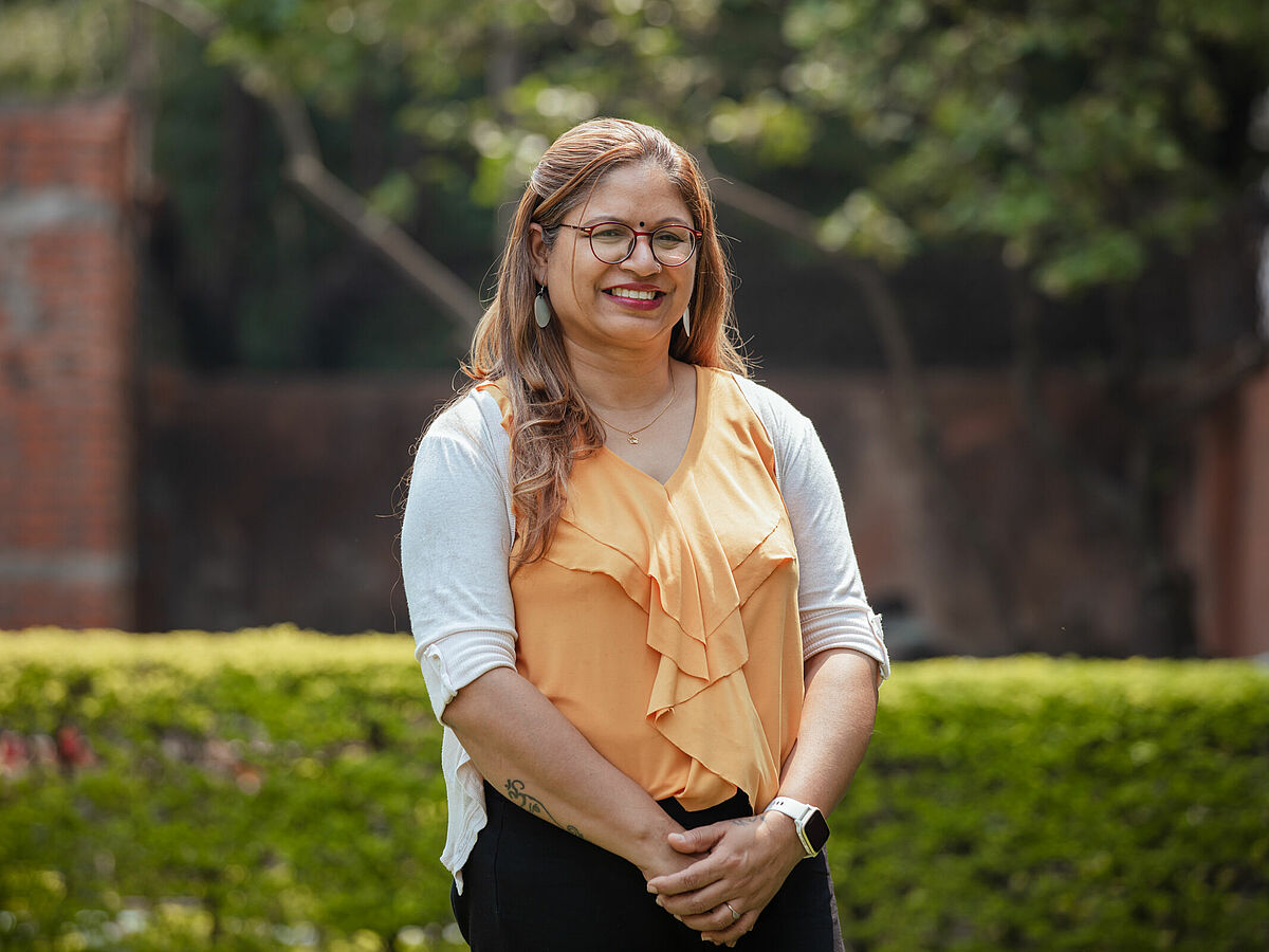 Portrait picture of Project Coordinator Samira Paudel